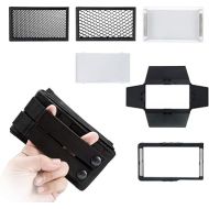 BOLING P1 Accessories Kit, BL-P1 Lumi Master Package with Diffuser/Barndoor/Softbox/Honeycomb Easy to Use