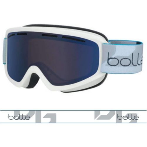  Bolle Schuss Bronze Blue, Matte White, Medium