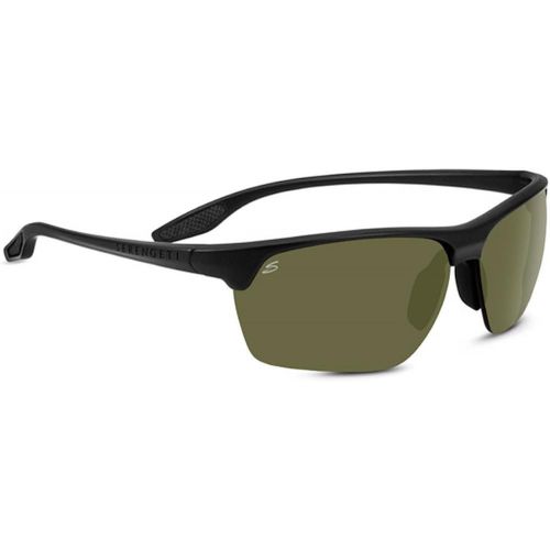  Serengeti Linosa Polarized Sunglasses, Satin Black