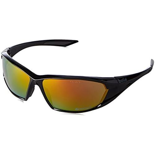  Bolle Ranger AS Sunglasses, Shiny BlackRed Flash Shiny