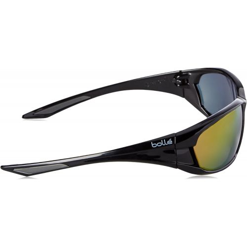  Bolle Ranger AS Sunglasses, Shiny BlackRed Flash Shiny