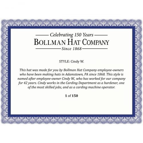  Bollman Hat Company Cindy W. Fedora - Exclusive