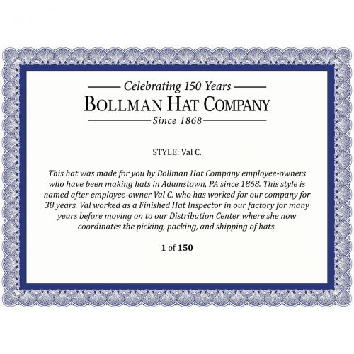  Bollman Hat Company Val C. Flat Brim - Exclusive