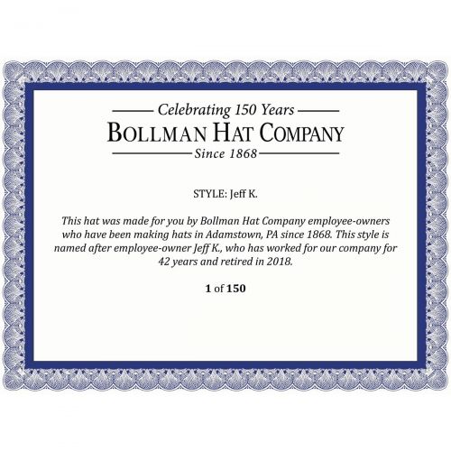  Bollman Hat Company Jeff K. Fedora - Exclusive