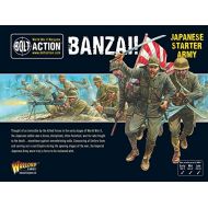 Bolt Action Banzai Japananese Starter Army Pack 1:56 WWII Military Wargaming Plastic Model Kit