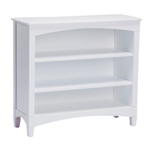  Bolton Furniture Essex Low Bookcase, White