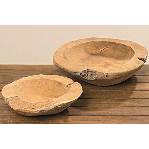  BOLTZE GRUPPE GmbH Decorative Bowl Tiek 9Diameter 30cm Material: lat. Teak