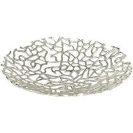 Boltze Decorative Bowl Fidan Silver Aluminium