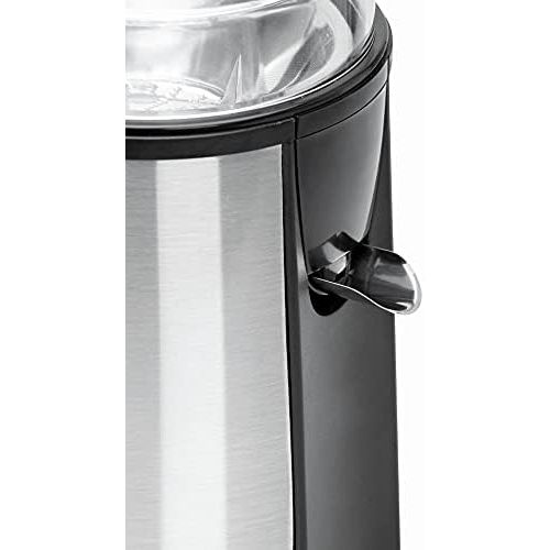  Bomann elektrischer Entsafter aus Edelstahl fuer Fruechte Frucht- und Gemuesesaft Smoothie Automatikentsafter Automatik Fruchtsafte Slow Jiucer Frucht-Saft-Presse (1000 Watt + ca. 2,0 Liter