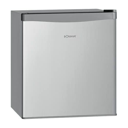  Bomann KB 389 Mini-Kuehlschrank/A++/51 cm Hoehe/84 kWh/Jahr/42 Liter Kuehlteil/regelbarer Thermostat/Kuehlmittel R600a silber