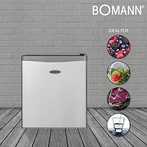  Bomann KB 389 Mini-Kuehlschrank/A++/51 cm Hoehe/84 kWh/Jahr/42 Liter Kuehlteil/regelbarer Thermostat/Kuehlmittel R600a silber