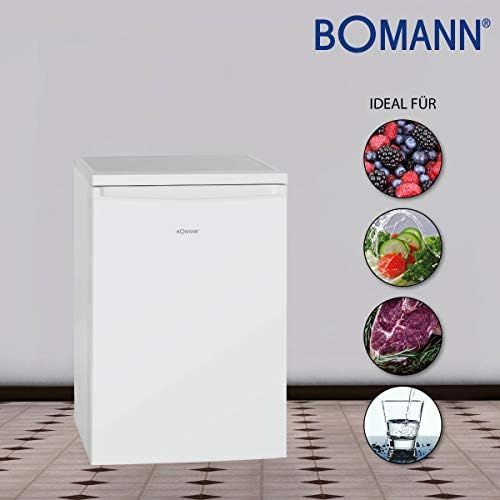  Bomann KS 2184 Kuehlschrank/A++/84.5 cm/141 kWh/Jahr/105 L Kuehlteil/14 L Gefrierteil/LED Innenraumbeleuchtung/weiss