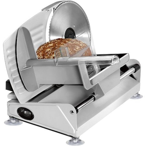  [아마존베스트]Bomann Sausage Slicer Electric Stainless Steel All-Slicer Bread Slicer Folding Slicer Cutting Thickness 0-15 mm Serrated Edge Fixed Stand Electric Knife