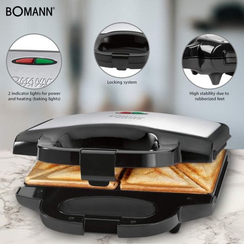  [아마존베스트]Bomann ST 1372CB sandwich toaster