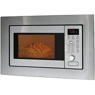 [아마존베스트]Bomann Microwave with Grill Installation with Frame and Stainless Steel Front Built-In Microwave (1000 Watt Grill, 20 Litre Cooking Room, Timer, Silver)