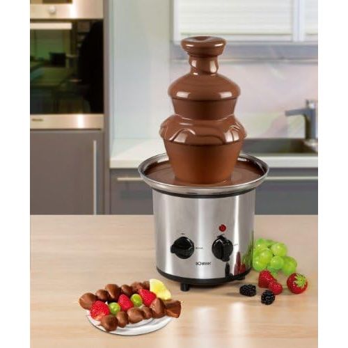  [아마존베스트]Bomann Stainless Steel Chocolate Fountain with Extra Smooth Cascades For Dippen Various Fruits and Pastries With Lower Tray