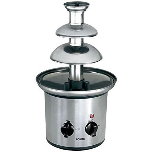  [아마존베스트]Bomann Stainless Steel Chocolate Fountain with Extra Smooth Cascades For Dippen Various Fruits and Pastries With Lower Tray