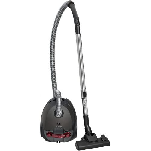  [아마존베스트]Bomann BS 9019 CB vacuum cleaner, 5-way micro filter system, dust bag change indicator, combined brush/crevice nozzle, anthracite/red