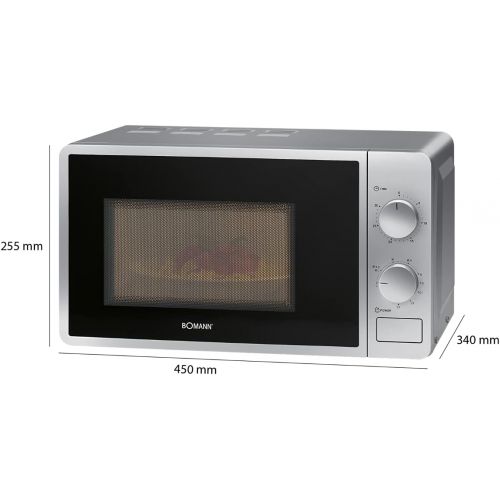  [아마존베스트]Bomann MWG 6015 CB Microwave and Grill, silver