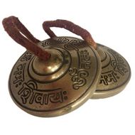 Bombay Imports Company Tingsha Om Namah Shivaya Tibetan Meditation Bells Chimes (2.75)