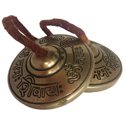  Bombay Imports Company Tingsha Om Namah Shivaya Tibetan Meditation Bells Chimes (2.75)