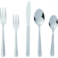 [아마존베스트]Bon Camisole 20-Piece Stainless Steel Flatware Silverware Cutlery Set, Include Knife/Fork/Spoon, Dishwasher Safe, Service for 4