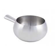 Bon Chef 5150SS Stainless Steel Induction Bottom Fondue Pot with Tapered Handle, 6 Diameter x 4 Height