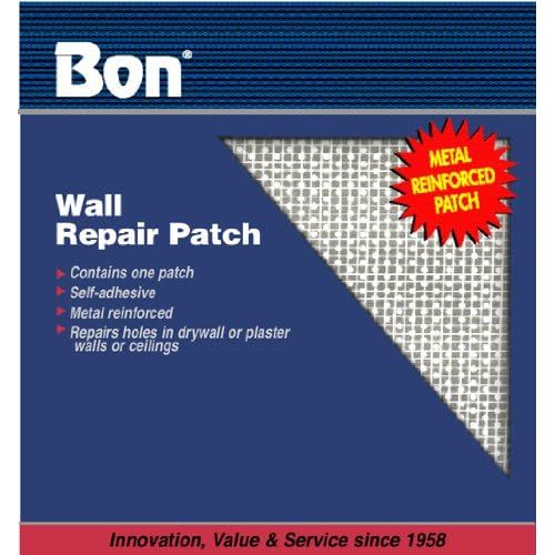  BON Bon 15-462 6-Inch by 6-Inch Self Adhesive Wall Repair Patch, 50-Pack
