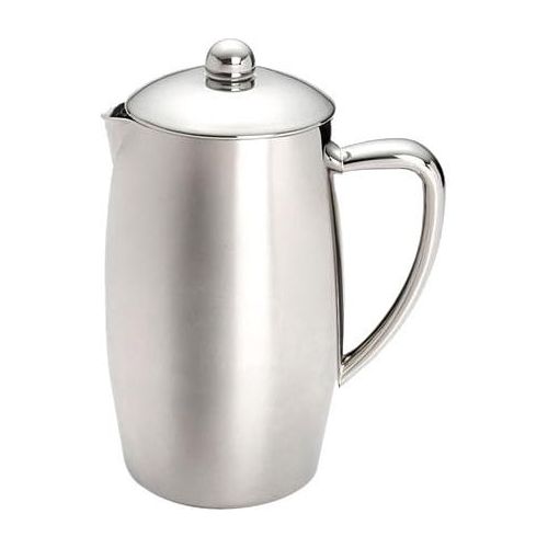  BonJour Coffee Self-Insulated Stainless Steel French Press, 33.8-Ounce, Triomphe