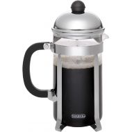 [아마존베스트]BonJour Coffee Stainless Steel French Press with Glass Carafe, 12.7-Ounce, Monet, Black Handle