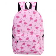 Bonamana Flamingo Backpack Fantasy Bag Rucksack School Backpack Student Travel Bags (C)