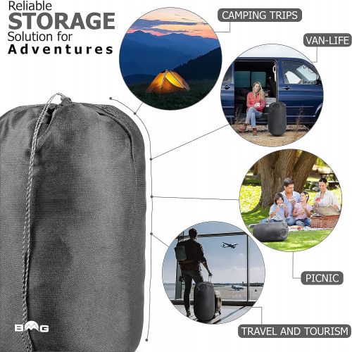  Bonan Mountain Gear 65L Mesh Sleeping Bag Storage Sack Storage Sack for Protecting Down Sleeping Bags, and Cotton Sleeping Bags Multipurpose for Laundry and Comforter