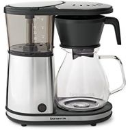 Bonavita BV1901GW 8-Cup One-Touch Coffee Maker Featuring Glass Carafe and Warming Plate, 12.6 x 6.8 x 12.2 inches, chrome