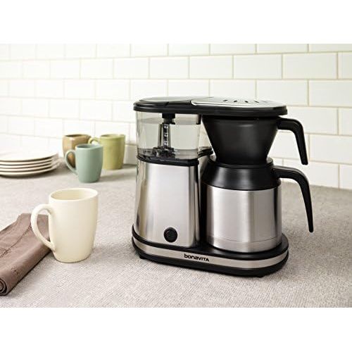  Bonavita 5-Cup One-Touch Coffee Maker Featuring Thermal Carafe, BV1500TS