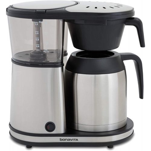  [아마존베스트]Bonavita Connoisseur 8-Cup One-Touch Coffee Maker Featuring Hanging Filter Basket and Thermal Carafe, BV1901TS