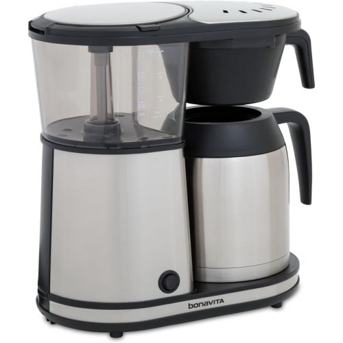  Bonavita BV1901TS Connoisseur 8-Cup One-Touch Coffee Maker Featuring Hanging Filter Basket and Thermal Carafe