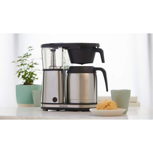  Bonavita BV1901TS Connoisseur 8-Cup One-Touch Coffee Maker Featuring Hanging Filter Basket and Thermal Carafe
