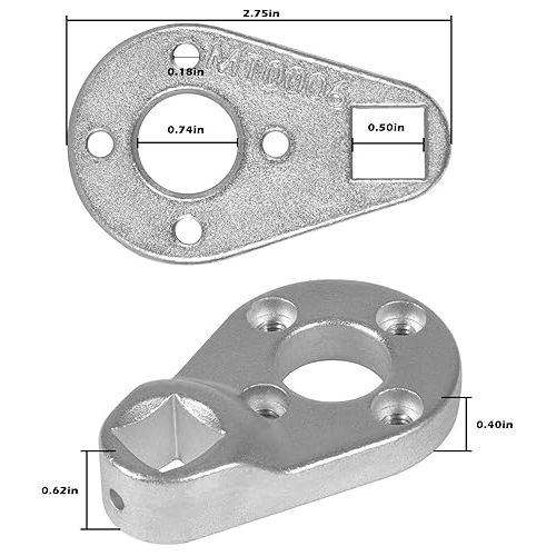  Bonbo Trim/Tilt Pin Wrench AMT0006-32mm x 4.5/4mm Remove Trim/Tilt Caps on Hydraulic Cylinders for Yamaha, Suzuki, Johnson, Evinrude, for Honda Outboards