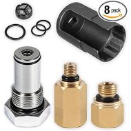 Bonbo 6.0 IPR Valve Socket & Oil Rail Adapters Kit & 6.0 High Pressure Oil Pump IPR Valve Air Test Fitting Tool with Seal Kit, Fits for Ford 6.0L Powerstroke Diesel Engine (8 Pack)