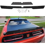 Bonbo Rear WickerBill Spoiler Fits for Dodge Challenger 2015-2022 2023 SRT RT Hellcat Scat Pack with Back up Camera, 2-Piece Rear Wicker Bill Spoiler Add-on Type Includes RivNut Tool