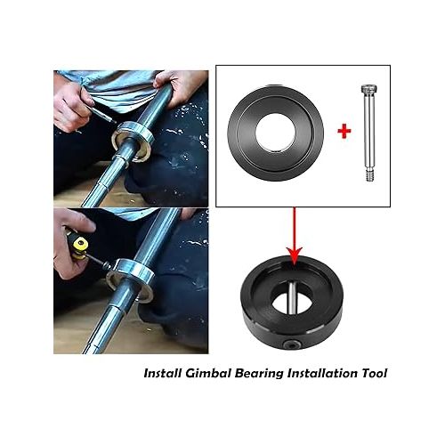  Gimbal Bearing Installer Bearing Puller Remover and Enigne Alignment Tools Set for Alpha Alpha 1 for Mercruiser for Bravo for MR for Volvo for Omc for yamaha sterndrive 89-92