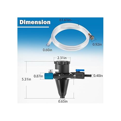  Bonbo 75260 Coolant Refiller Kit with Air Lock Preventer, Universal Fit for Car Cone Adapter, Vacuum Refills Cooling System
