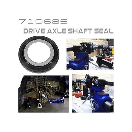  Bonbo 710685 Axle Shaft Seal Compatible with 2005-2018 Ford F-250/F-350/F-450/F-550 Super Duty