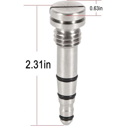  Bonbo Stainless for Mercury Power Trim Tilt Manual Release Valve 18-6751, 93929A01, 813442A2, 813442A1, 811618A1, 811618, 812843A1, 99660A1 Fits Most 2 & 4 Stroke Outboards with Integral Tilt & Trim