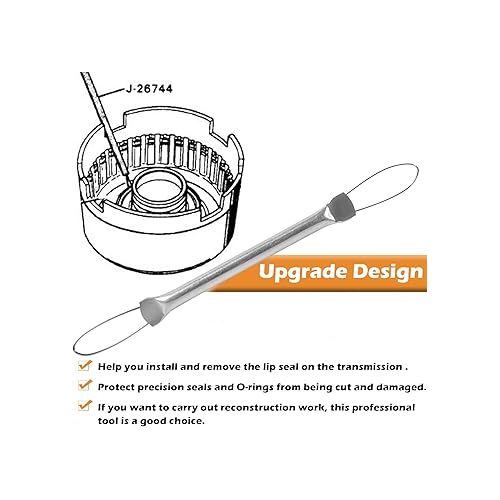  Bonbo T-0015 Universal Lip Seal Installer & Remover Transmission Tool Compatible for Atec T-0015 and for Kent-Moore # J-26744-A (1PCS)