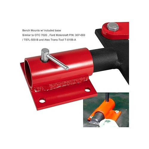  Bonbo T-0156-A Transmission/Small Engine Holding Fixture Tool with Base Fits for Ford Chrysler Heavy Duty