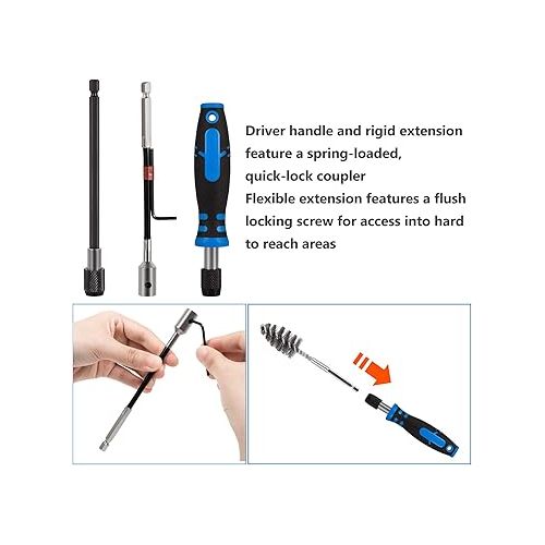  Diesel Injector-Seat Brush Master Cleaning Kit 8090S Premium Stainless Steel