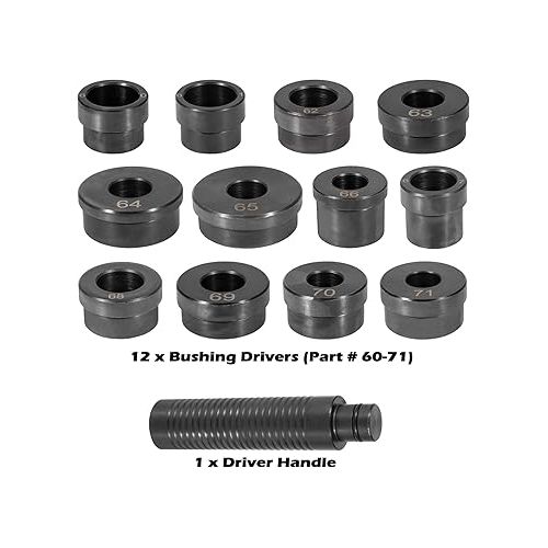  Bonbo T-0220-700R4 Bushing Driver Tools Kit Fits for GM 700-R4 4L60 4L60E 4L65E Transmissions Bushing Bearing Seal Installer Remover Set (13 PCs)