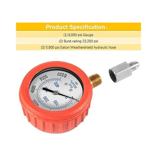  Bonbo Hpop Test Tool Kit High Pressure Oil for DT466 DT530 Compatible with International MaxxForce DT9 DT10 1996-2015