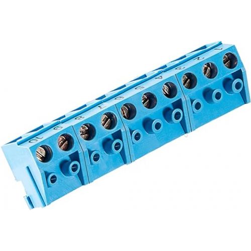  Bonbo 6610 Replacement for Jandy Zodiac Terminal Bar 10 Pin Connector Compatible with RS AquaLink Power Center PCB (Blue)